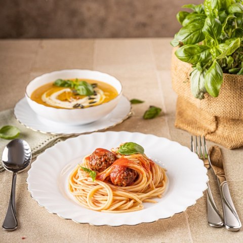 KOMPLET OBIADOWY OPAL MARIGOLD DLA 6 OSÓB 18 ELEM. KINGHOFF KH-1921