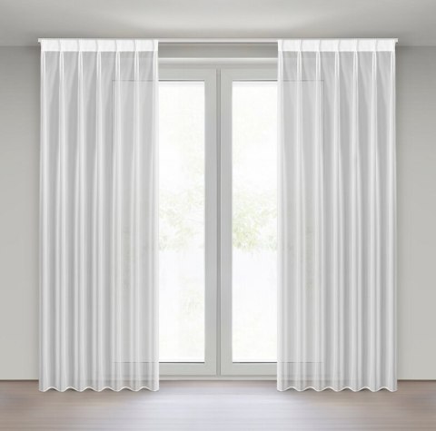 FIRANA GOTOWA LUCY 140 X 270 CM BIAŁY