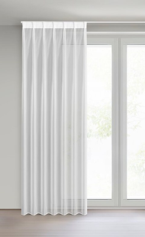 FIRANA GOTOWA LUCY 140 X 270 CM BIAŁY