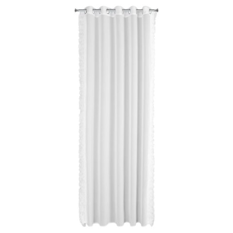 FIRANA GOTOWA LUISA NA TAŚMIE 140 X 250 CM BIAŁY