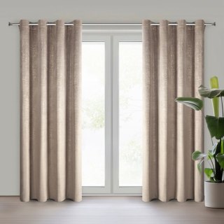ZASŁONA GOTOWA BETHY 135 X 250 CM BRĄZOWY