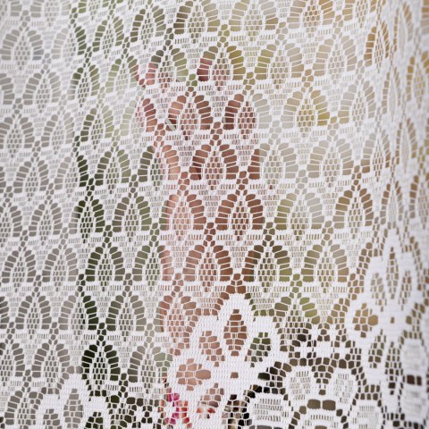 FAUSTYNA Firanka żakardowa odpasowana, szerokość 250cm x wysokość 140cm, kolor 001 biały 004411/FOL/001/000142/1