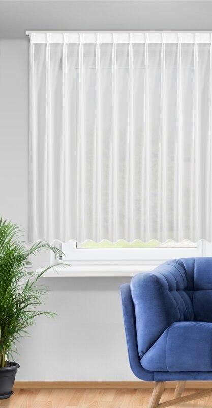 FIRANA GOTOWA LUCY 400 X 170 CM BIAŁY