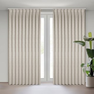 ZASŁONA GOTOWA JULA 210 X 270 CM JASNOBEŻOWY