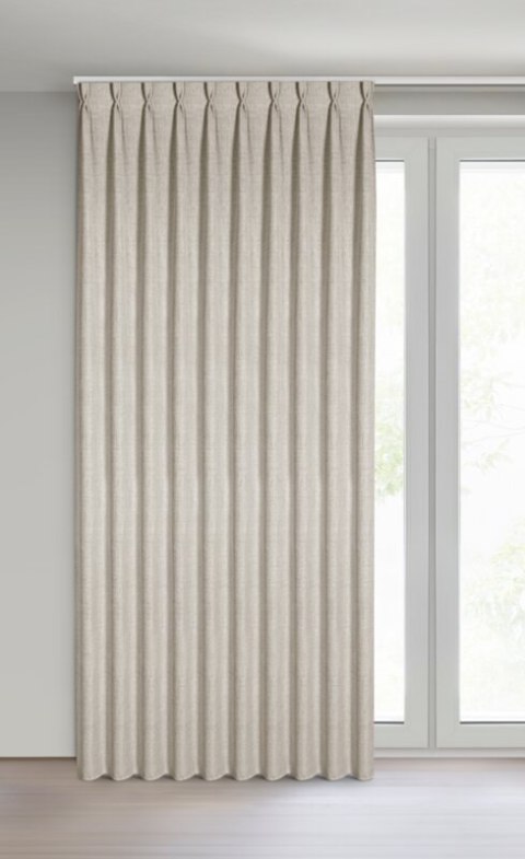 ZASŁONA GOTOWA JULA 210 X 270 CM JASNOBEŻOWY