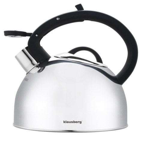CZAJNIK STALOWY Z GWIZDKIEM 2,5L KLAUSBERG KB-7910