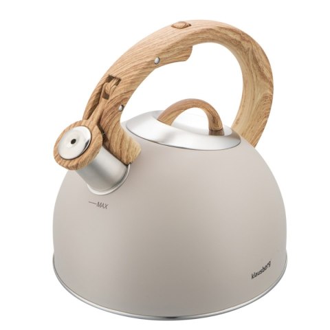 CZAJNIK STALOWY Z GWIZDKIEM 2,5L KLAUSBERG KB-7913