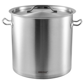 GARNEK GASTRONOMICZNY Z POKRYWĄ STALOWĄ 25L KINGHOFF KH-1963