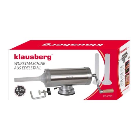 RĘCZNA NADZIEWARKA DO KIEŁBASY 2,5kg KLAUSBERG KB-7925