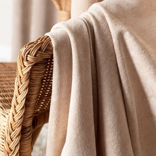 SOFT Zasłona gotowa na przelotkach, szerokość 140cm x wysokość 260cm, kolor 002 beżowy TD0035/ZGP/002/140260/1