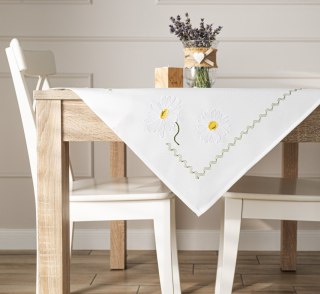 SUMMER Serweta z haftem, szerokość 85cm x wysokość 85cm, kolor 001 biały 192037/KSP/L01/085085/1