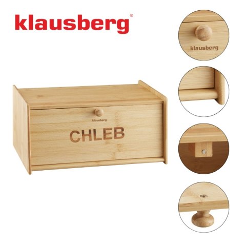 CHLEBAK POJEMNIK BAMBUSOWY NA PIECZYWO KLAUSBERG KB-7934