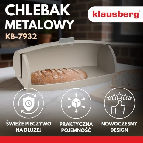 CHLEBAK POJEMNIK STALOWY NA PIECZYWO KLAUSBERG KB-7932