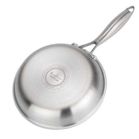 PATELNIA STALOWA 20cm Z POWŁOKĄ PLASTER MIODU E-7545