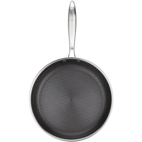 PATELNIA STALOWA 30cm Z POWŁOKĄ PLASTER MIODU E-7550