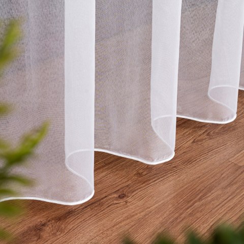 Firanka fantazyjna z ołowianką na metry 423084 wysokość 300 cm kolor biały