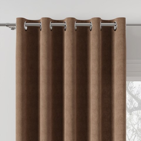 MILAS Tkanina dekoracyjna, wysokość 300cm, kolor 008 ciepły brązowy MILAS0/000/008/000300/1