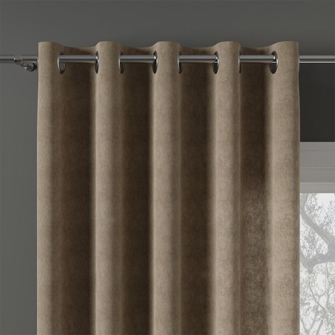 MILAS Tkanina dekoracyjna, wysokość 300cm, kolor 043 ciemny ciepły beż MILAS0/000/043/000300/1