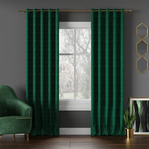 MILAS Tkanina dekoracyjna, wysokość 300cm, kolor 788 szmaragdowy MILAS0/000/788/000300/1