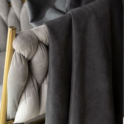 MILAS Tkanina dekoracyjna, wysokość 300cm, kolor 800 ciepły grafitowy MILAS0/000/800/000300/1