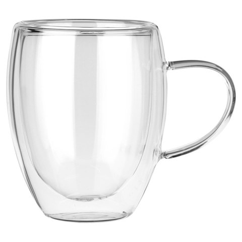 SZKLANKI TERMICZNE 2szt. 320ml Z PODWÓJNĄ SCIANKĄ DO KAWY HERBATY 139821