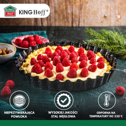 BLACHA FORMA DO TARTY Ø28cm KINGHOFF KH-1956