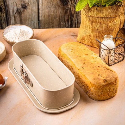 FORMA KEKSÓWKA DO CHLEBA ROZPINANA 34,5x15,5cm KINGHOFF KH-1976