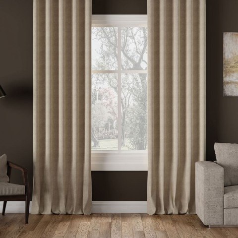 MILAS Tkanina dekoracyjna, wysokość 300cm, kolor 005 jasny beżowy MILAS0/000/005/000300/1