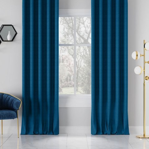 MILAS Tkanina dekoracyjna, wysokość 300cm, kolor 037 ciemny niebieski MILAS0/000/037/000300/1