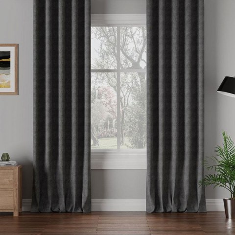 MILAS Tkanina dekoracyjna, wysokość 300cm, kolor 798 ciemny szary MILAS0/000/798/000300/1