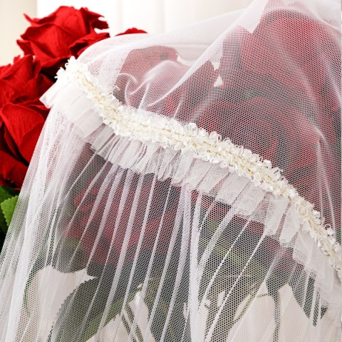 ORENA Firana gotowa na przelotkach, szerokość 140cm x wysokość 250cm, kolor 001 biały 626607/FGP/001/140250/1