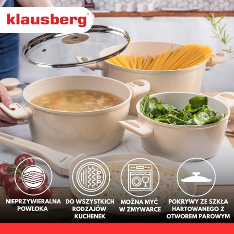 ZESTAW 7 ELEM. GARNKÓW MARMURKOWYCH KLAUSBERG KB-7963