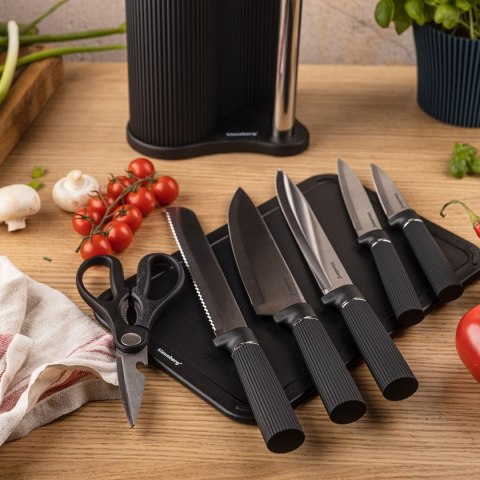 ZESTAW NOŻY I DESEK KUCHENNYCH W STOJAKU KLAUSBERG KB-7980