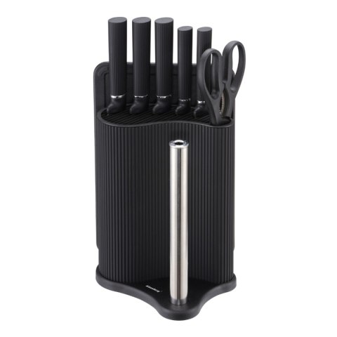 ZESTAW NOŻY W STOJAKU Z DESKĄ I CHWYTEM NA RĘCZNIK KLAUSBERG KB-7978