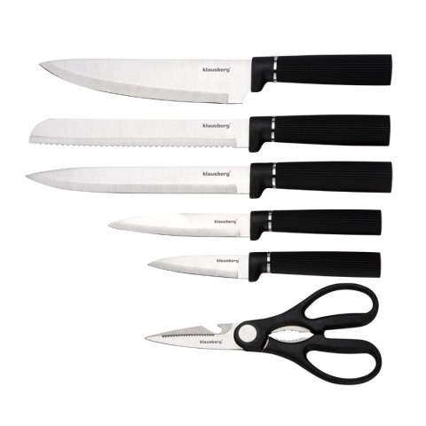 ZESTAW NOŻY W STOJAKU Z DESKĄ I CHWYTEM NA RĘCZNIK KLAUSBERG KB-7978