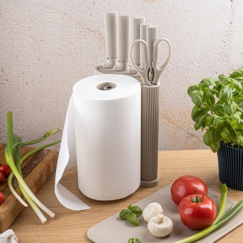 ZESTAW NOŻY W STOJAKU Z DESKĄ I CHWYTEM NA RĘCZNIK KLAUSBERG KB-7979