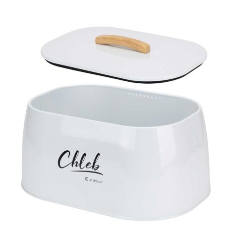 CHLEBAK POJEMNIK STALOWY NA PIECZYWO E-6325 biały