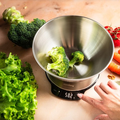 ELEKTRONICZNA WAGA KUCHENNA 5kg/1.8l KLAUSBERG KB-7939 Bluetooth