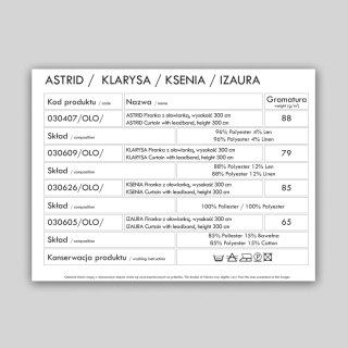 Próbnik ALLURE ASTRID+ KSENIA 030407/PRO/000/030626/1