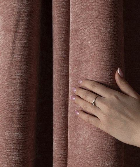 SOFT Tkanina dekoracyjna, wysokość 285cm, kolor 015 pudrowy różowy TD0035/TDP/015/000285/1