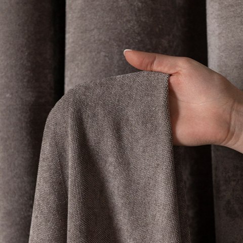SOFT Tkanina dekoracyjna, wysokość 285cm, kolor 025 szarobrązowy TD0035/TDP/025/000285/1
