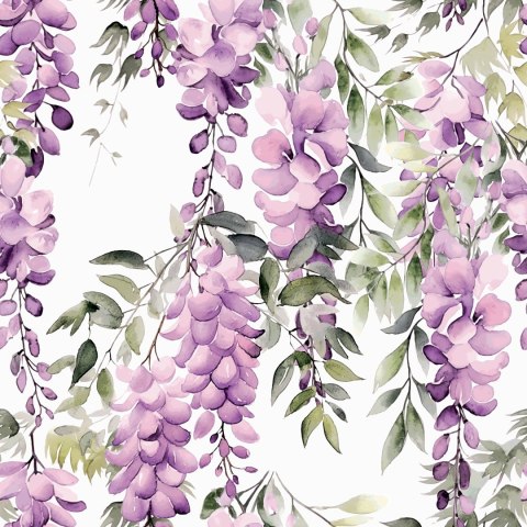 WISTERIA Tkanina dekoracyjna typu MILAS, szerokość 150cm, kolor 001 biały D00309/MIL/001/150000/1