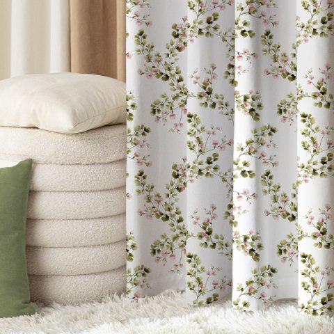 ZIELINA Tkanina dekoracyjna typu MILAS, szerokość 150cm, kolor 001 biały D00318/MIL/001/150000/1