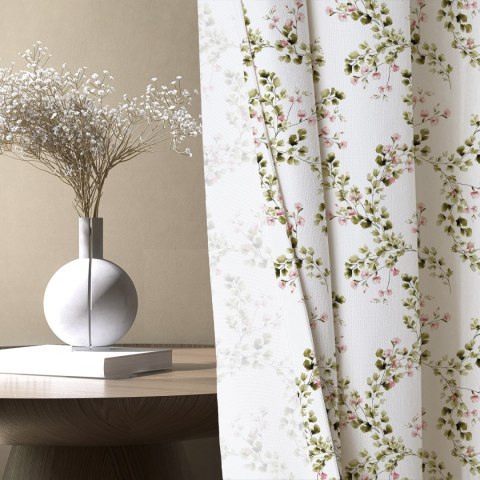 ZIELINA Tkanina dekoracyjna typu MILAS, szerokość 150cm, kolor 001 biały D00318/MIL/001/150000/1