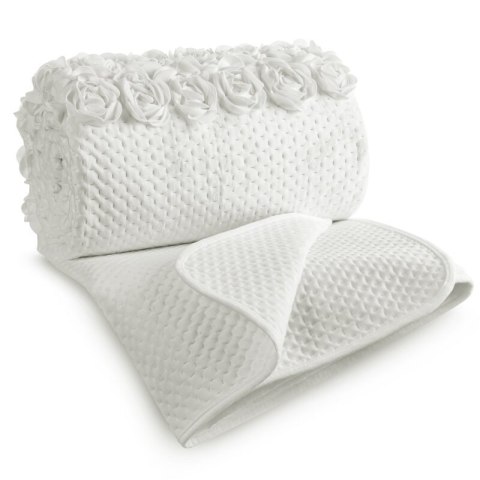 CERAMIKA ROSES 220 X 240 CM KREMOWY