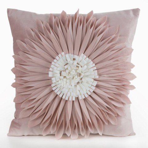 POSZEWKA FLORES 3 45 X 45 CM PUDROWY