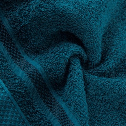 RĘCZNIK ABBIE (01) 70 X 140 CM TURKUSOWY