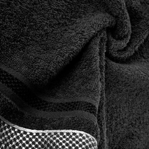 RĘCZNIK ABBIE (11) 70 X 140 CM CZARNY