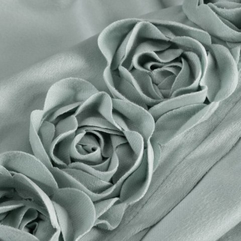 ZASŁONA GOTOWA ROSES 14 NA TAŚMIE 140 X 270 CM MIĘTOWY