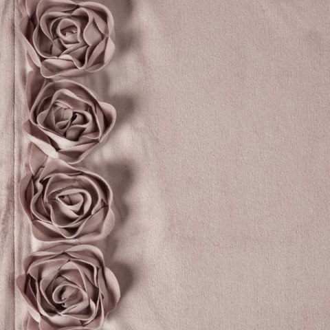 ZASŁONA GOTOWA ROSES 14 NA TAŚMIE 140 X 270 CM PUDROWY